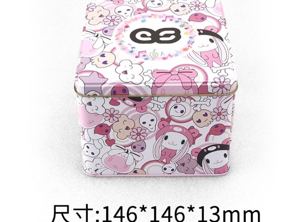 马口铁方形铁罐饰品包装罐数码电子产品礼品铁盒